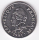 Polynésie Française. 20 Francs 1991,  En Nickel - Französisch-Polynesien