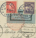 SWEDEN 1934 Mixed Postage Superb Airmail Pc CDS "STOCKHOLM 21 / * LBR *" BERLIN - Storia Postale