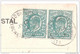 Used 1902 GB Stamps Postmark On Colombie Barranquilla Colombia Dos Non Divise CALLE DEL BANCO FLOHR PRICE & CO - Colombia