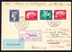 1955 PK Mit Sonderflugpost Ab Leipzig Messe. Abgangsort Luxemburg Ville - Lettres & Documents