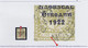 Ireland 1922-23 Thom Saorstat 1s Bistre-brown Var "ONF For ONE" Of Row 8/10, Fine Used LIMERICK 6 AP 23 Cds - Gebruikt