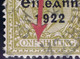 Ireland 1922-23 Thom Saorstat 1s Bistre-brown Var "ONF For ONE" Of Row 8/10, Fine Used LIMERICK 6 AP 23 Cds - Oblitérés