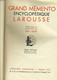 GRAND MEMENTO ENCYCLOPEDIQUE LAROUSE Tome 1 & 2 - PAUL AUGE - 1936 - Encyclopédies