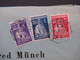 Portugal 1927 Freimarken Ceres MiF / Dreifarbenfrankatur Einschreiben / Registado Lisboa Central Nach Gera - Storia Postale
