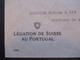 Portugal 1940  Ausstellung Portugiesische Welt Nr. 621 (2) MeF Luftpost Umschlag Der Legacion De Suisse Au Portugal - Cartas & Documentos