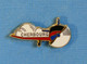 1 PIN'S //  ** LOGO / AÉRO CLUB JEAN PIQUENOT / CHERBOURG ** . (Pichard) - Avions
