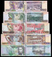 Santo Tome Y Principe Set 5000 -100000 Dobras 2010-2013 Pick 65-69 SC UNC - San Tomé Y Príncipe