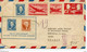 ETATS-UNIS ENVELOPPE 1947 100TH ANNIVERSARY UNITED STATES POSTAGE STAMPS CACHETS NEW-YORK ET BELLEFONTAINE OHIO - Etats- - Temas