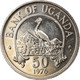 Monnaie, Uganda, 50 Cents, 1976, SUP, Copper-Nickel Plated Steel, KM:4a - Oeganda