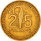 Monnaie, West African States, 25 Francs, 1980, Paris, TB+, Aluminum-Bronze, KM:9 - Côte-d'Ivoire