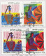 INDIA 2006 Children's Day Children's Drawings 5 R Se-tenant Pair From Sheet + MS - Errors, Freaks & Oddities (EFO)