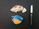 2 Magnet-Pins Fische / Holz - Andere & Zonder Classificatie