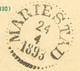 SCHWEDEN 1893, "HERRLJUNGA" Und "MARIESTAD" K1 Klar A. 5 (FEM) Öre Grün GA - 1872-1891 Ringtyp