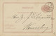 SWEDEN RAILWAY TPO 1883 Sex Öre Pale Purple Postcard TPO "U.W.H.J." Facit Nst 10 - 1872-1891 Ringtyp