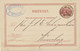 SWEDEN RAILWAY TPO 1883, Sex Öre Dark Purple Postcard TPO "PKXP. Nr. 8C. UPP." - 1872-1891 Ringtyp