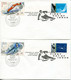 Germany USA FDC - Winter Olympics - Skiing, Ski Jumping + - Winter 2002: Salt Lake City