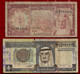 SAUDI ARABIA BANKNOTE - 2 NOTES 1 RIYAL (1984) - (1977) P#21d-16 F (NT#03) - Saudi Arabia