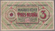 Billet 3 Rubli Lettonie / Latvia - Monnaie Locale Du Soviet De Riga - 1919 - TTB+ - Letonia