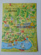 D177345  Map Carte  - Hungary  - Erdei Motel -Veszprém - Városlőd Szentgál - Balatonfüred - Ajka - Bakonybél - Zirc - Mapas