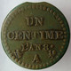 F10017.1 - FRANCE - 1 Centime Dupré - An 8 - 53/50 - 1 Centime