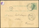 E.P. Carte 5 Centimes Daté De BLEHEN et Obl. Sc HANNUT  11 Octobre 1882 + Boîte Hexagonale PI Vers Waremme - 17601 - Briefkaarten 1871-1909