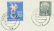 SAARLAND 1958 Zuleitung-Mitläuferpost Vom Saarland SAARBRÜCKEN-FRANKFURT-CAIRO - Airmail