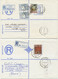 Delcampe - SOUTH AFRICA REGISTERED LABELS 58 R-COVERS From ASHTON To WORCESTER Seventies SUPERB LOT!!!! - Collections, Lots & Series