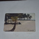 Comores-(KM-OPT-0015B)-beach With Palm Trees-(6)-(25units)-(00774030)-used Card+1card Prepiad/gift Free - Komoren