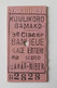 Ticket De Train Koulikoro / Bamako - Mali Soudan Français Afrique - Ligne Dakar / Niger - 1947 - 3ème Classe - Mundo