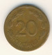 ECUADOR 1942: 20 Centavos, KM 77.1a - Ecuador