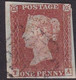 GB Victoria Line Engraved Imperf Penny Red Good Used.  Untidy Reverse - Used Stamps