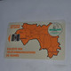 Guinea-(GN-SOT-0006)-MAP OF GUINEA-(5)(150units)(C51148279)-used Card+1card Prepiad/gift Free - Guinea