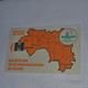 Guinea-(GN-SOT-0006)-MAP OF GUINEA-(5)(150units)(C51148279)-used Card+1card Prepiad/gift Free - Guinée