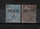 Bénin _1892 -   Signé Brun _ N° 3/4 - Oblitérés