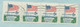 USA 1971 6 C Flag And White House Strip Of Four On Superb Air Mail Cover VARIETY - Storia Postale