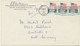 USA 1971 8 C Flag And White House Strip Of Three Superb Air Mail Cover VARIETIES - Storia Postale