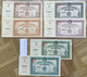 Egypt / PALESTINE WAR FUND BOND 1948 King Farouk 6 Notes (Israel Egypte Shares Paper Money - Aegypten