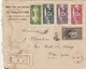 Lettre Du Liban Recommandée Pour La Syrie  Alep En 1940 - Storia Postale