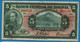 BOLIVIA 5 Bolivianos  	  L. 20.07.1928 # E10 000339  P# 120   Simón Bolívar - Bolivie