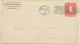 USA 1905 2 C Pink Washington VF STO Postal Stationery Env NEWARK, N.J. - 1901-20