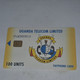 Uganda-(UGA-UT-04)Utl Logo-(26)(100units)(UTLAC00599110)(look Out Side And Chip)-used Card+1card Prepiad/gift Free - Uganda