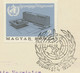 UNGARN 1966 Einweihung Des Neuen Amtssitzes Der Weltgesundheitsorganisation (WHO) In Genf, Kab.-FDC Nach FREIBURG - FDC