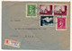 CROATIE - Enveloppe Recommandée Depuis Zagreb, 1945, Affranchissement Composé - Croatie