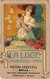 1 Booklet Carnet Calendrier 1912  PARFUM  The Light La Lumière Pietro Cervetta BIELLA  Art Nouveau - Sin Clasificación