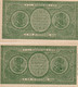 ITALIA 1 LIRA 1944 P-29a  UNC CONSECUTIVE - Italia – 1 Lira