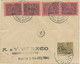 TÜRKEI 1913 Hauptpostgebäude 2 Pa. + Dto. NACHPORTO 2 Pa, 5 Pa, 10 Pa U. 20 Pa. - Timbres-taxe