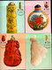 Taiwan 1990 Snuff Bottles Set On Maximum Cards - Maximumkaarten