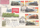 Russia - USSR 1986:  LOCOMOTIVES - TRAINS, Circulated FDC  - Registered Shipping! Envoi Enregistre! - Trenes