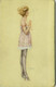 MAURICE MILLIERE SIGNED POSTCARD 1910s - HALF NAKED WOMAN & CIGARETTE N.2084-1 (BG1089) - Milliere