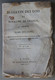 Bulletin Des Lois Du Royaume De France, 7e Série, T.2, 1816, Table Chronologique - Décrets & Lois